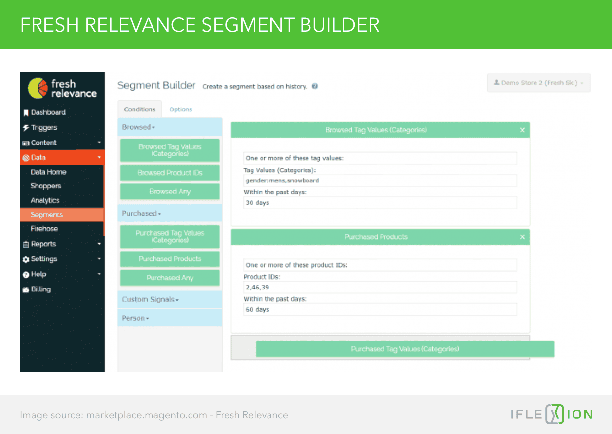 Fresh Relevance Segment Builder