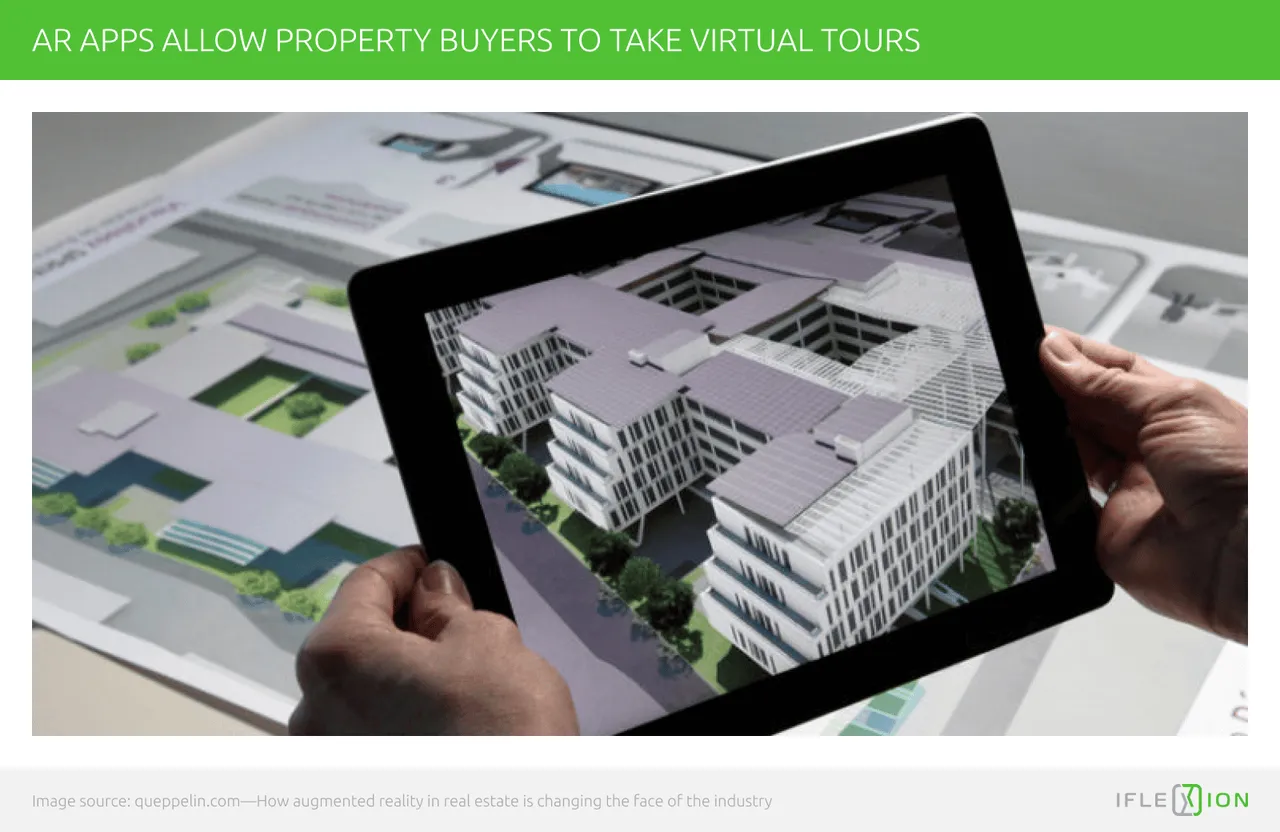 AR virtual tours