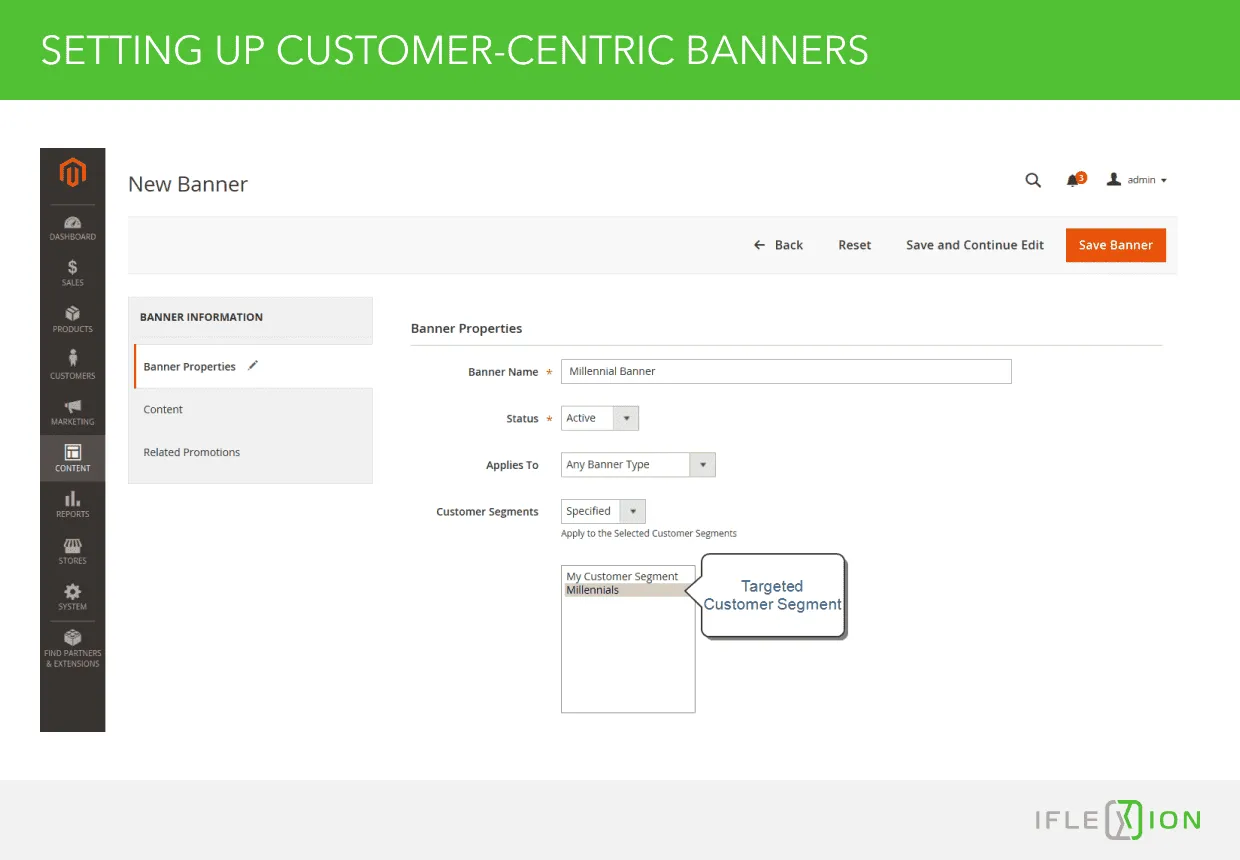 Setting up Customer-Centric Banners