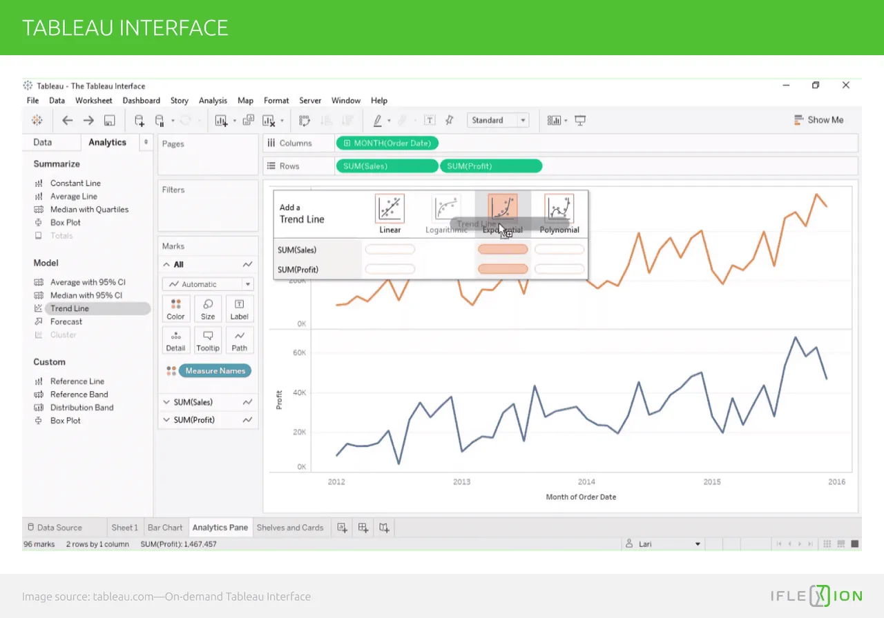 Tableau Interface