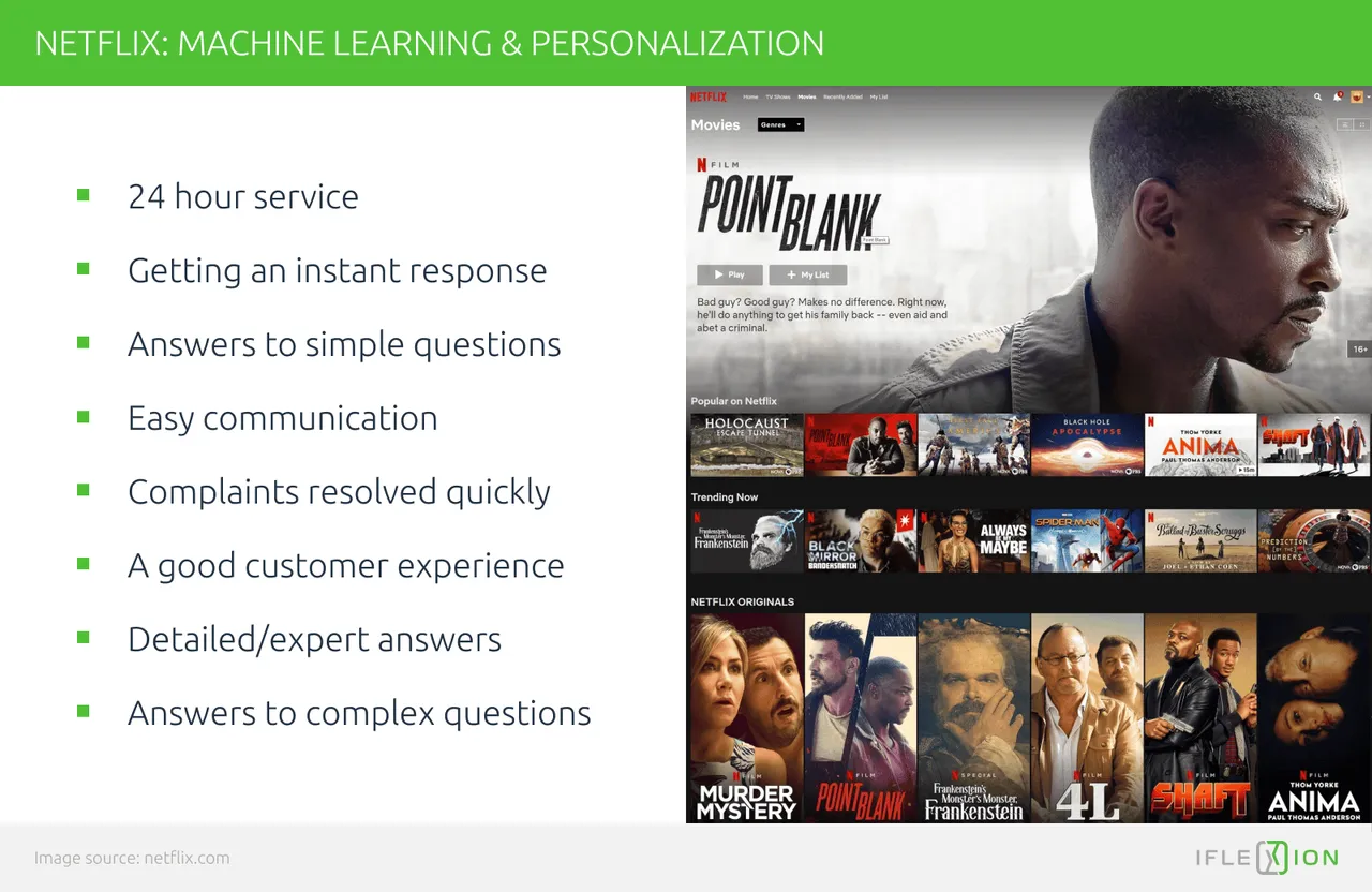 Netflix - machine learning